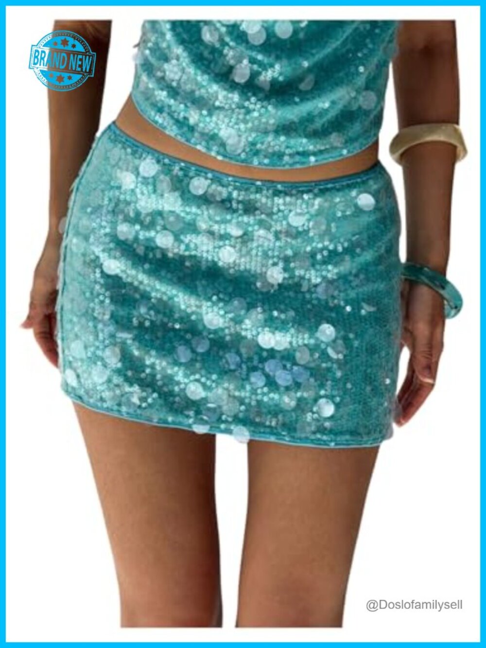 Sequin Mini Skirt Ruched Bodycon Party Club Y2K Sparkling High Stretch